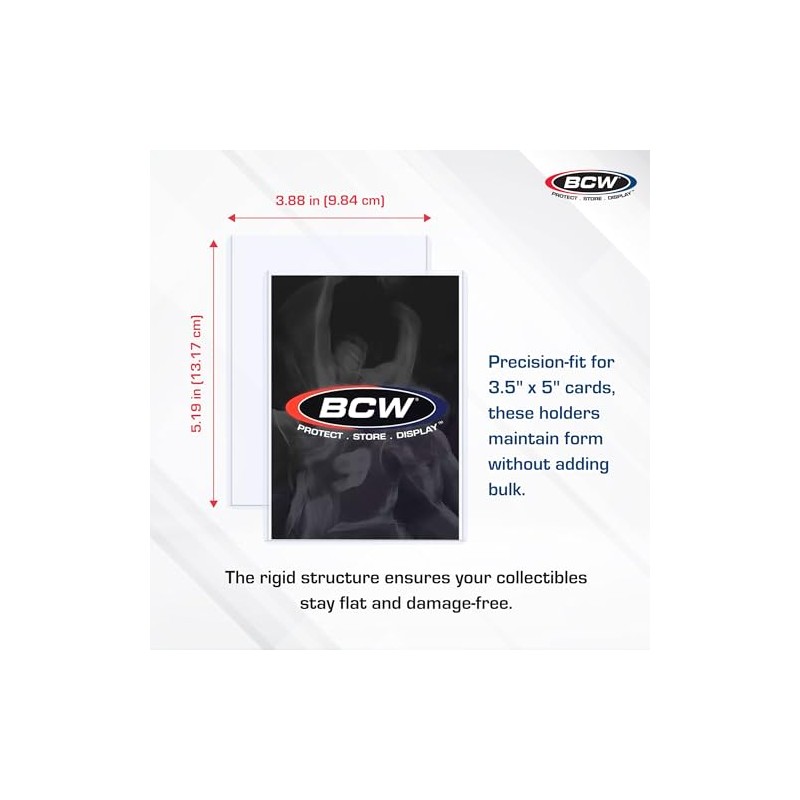 BCW 1-TLCH-3.5X5 3½X5 - Topload Holder