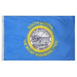 3 ft. x 5 ft. Nyl-Glo South Dakota Flag