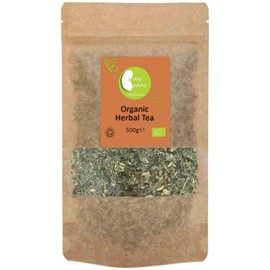 Organic Herbal Tea Blend | 8 Flavours | Loose Leaf | Certified Organic | by Busy Beans Organic (500g)