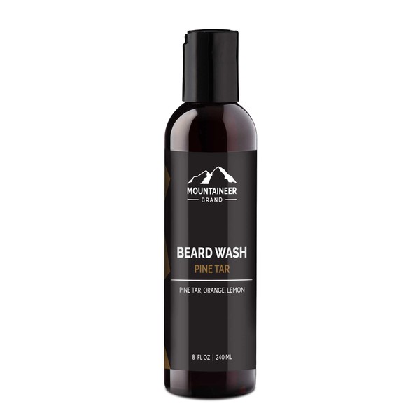 Mountaineer Brand 100% Natural WV Pine Tar Beard Wash (8 ounces)