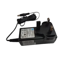 Genuine CWT 12V 2A (24W) AC Adapters For CCTV Cameras, Routers, Yamaha Keyboards, etc. UK country mains input plug. 2.1mm/5.5mm Barrel Output Plug