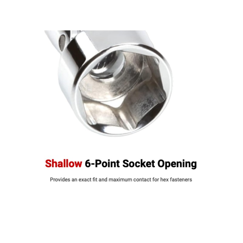 TEKTON 1/4 Inch Drive x 13 mm Universal Joint Socket