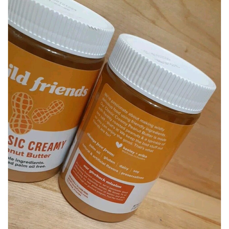 WILD FRIENDS 3:Wild Friends SIMPLE INGREDIENTS CREAMY PEANUT BUTTER NO:Palm