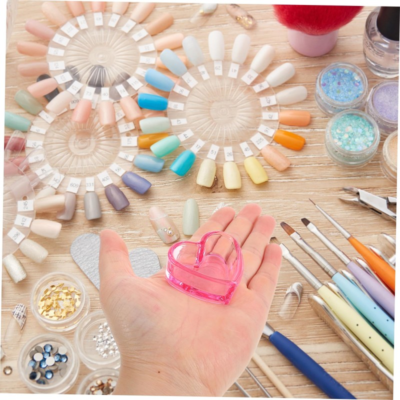 FOMIYES Versatile Crystal Nail Dappen Cup for Acrylic Nails Art