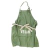 Techno Prime 88953 Apron, Packable, Stylish Storage, Green Vegan, Green