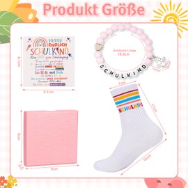 SummitEdge 2025 School Child Socks Girls Boys 25-34, Gift First Day of School Boy Socks First Day of School Girl School Cone Filling First Day Gift, Multi-coloured-1