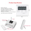 Small Digital Kitchen Timer Magnetic Back, Loud Alarm Reminder with