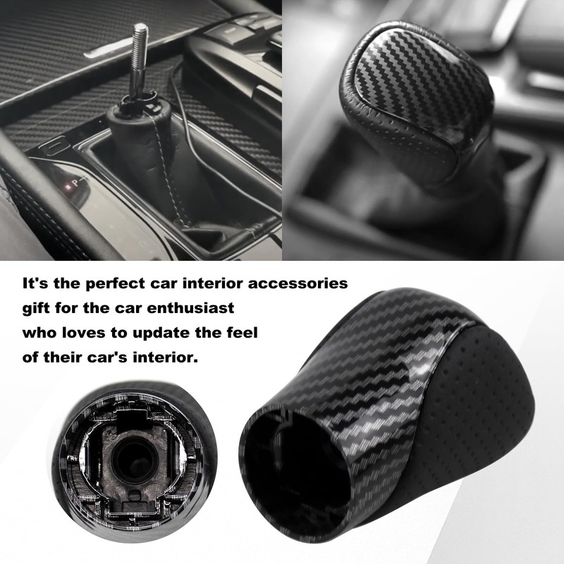 RYANSTAR RACING Carbon Fiber Gear Shift Knob Compatible with Lexus