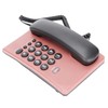 Fdit Corded Desk Telephone, Multicoloured Landline Phone with Two Magnetic