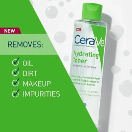 Cerave Hydrating Toner For Normal To Dry Skin, 6.8 Fl Oz