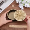 FINGERINSPIRE Moon Phase Divination Box 110x48mm Wooden Divination Boxes with