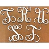 Wooden Letter 4" Blank K Vine Monogram Font MDF (Various