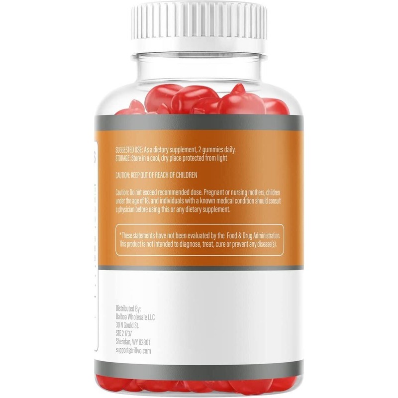 Rillvo (3 Bottles) 6 Pack Keto ACV Gummies Advanced Formula