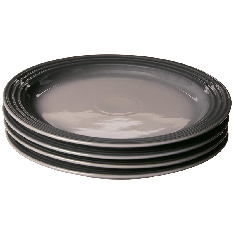 Le Creuset Stoneware Set of 4 Dinner Plates, 10.5" each,