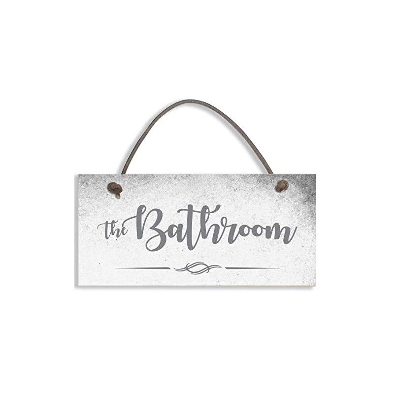 THE BATHROOM Door Sign Plaque for Toilet / Bathroom Shabby