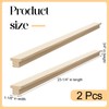 Yousoontic 2 Pack Hardwood Center Mount Drawer Slides Wooden Drawer