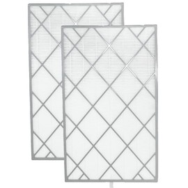 Nispira HE6FKPET True HEPA Filter Replacement with Activated Carbon For Shark Air Purifier 6 Fan HE600 HE601 HE602, 2 Pack