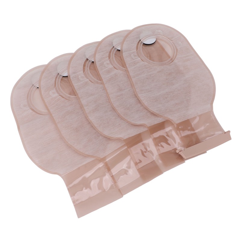 5PCS Colostomy Bags PE Leakproof Ostomy Pouch Ostomy Supplies for
