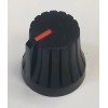 Vestax Knob , Round Black with Red Line PMC-03A, PMC-170A
