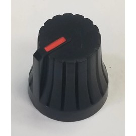 Vestax  Knob , Round Black with Red Line PMC-03A, PMC-170A  #K02100DD05