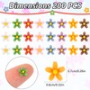 200 PCS Tiny Resin Daisy for Crafts Mini Daisy Flowers