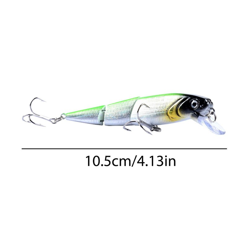 Minnow Fishing Lures | Three-Section Sinking Minnow Lures - Catfish