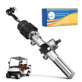 Mixopoly Golf Cart Steering Gear Box Assembly/Steering Rack and Pinion 70964-G01 70602-G01 for EZGO TXT Gas and Electric 2001-up, Includes Rack Ball Joint 70695-G01