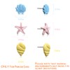 3 Pairs Cute Seashell Stud Earrings Set | Lightweight Shell,