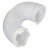 SPARES2GO Vent Hose for Candy fits Hoover Tumble Dryers (3.6"