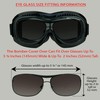 Bikershades Motorcycle Goggles Over Eye Glasses with Polycarbonate Safety Clear