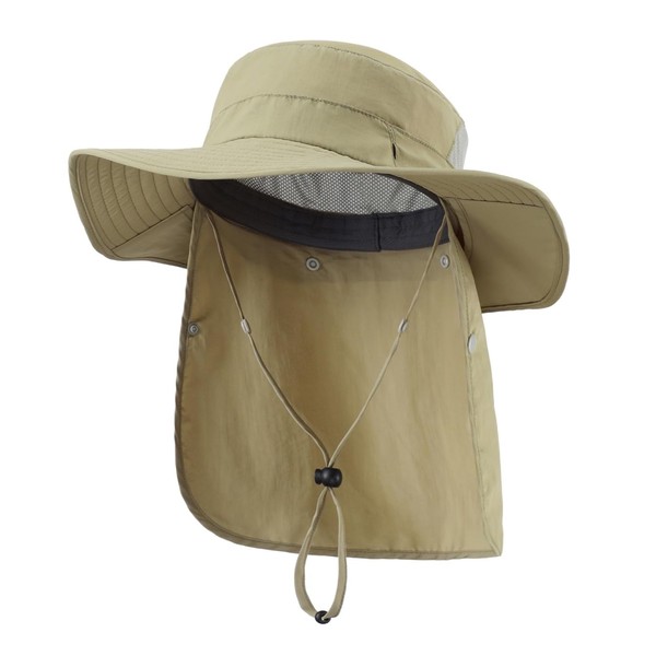 Magracy Unisex UPF 50+ Wide Brim Sun Hat with Neck