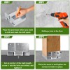 6pcs 6"x6" Post Base Anchor Concrete Deck Post Bracket Kit