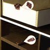 Plastic Drawer Slides Guides Stopper Brown Slides Track Replacement Parts