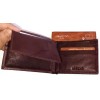 Buxton Genuine Leather Mountain Pull Out ID Billfold Wallet, Brown
