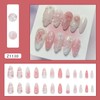 3D Shell Ocean Press on Nails Medium Almond Nail Press