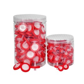 Syringe Filters PTFE Membrane - 25mm Membrane Diameter,0.22um Pore Size,Pack of 100