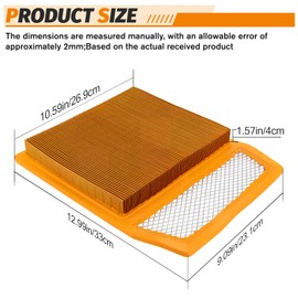 707800327 Air Filter Cleaner Replacement for Can-Am Commander 1000 1000R XT 800R EFI Max 1000 LTD 1000R 4x4 800R DPS Maverick 1000 1000R 800R Max X XT XTP XDS XMR XRS XXC DPS LTD 2011-2019