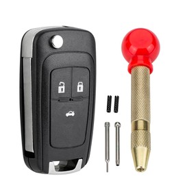 For Vauxhall 3 button remote control housing for Adam / Astra J / Insignia A / Cascada / Corsa E / Karl / Meriva B Mokka / Zafira C / Tourer with removal tool for replacing key inserts