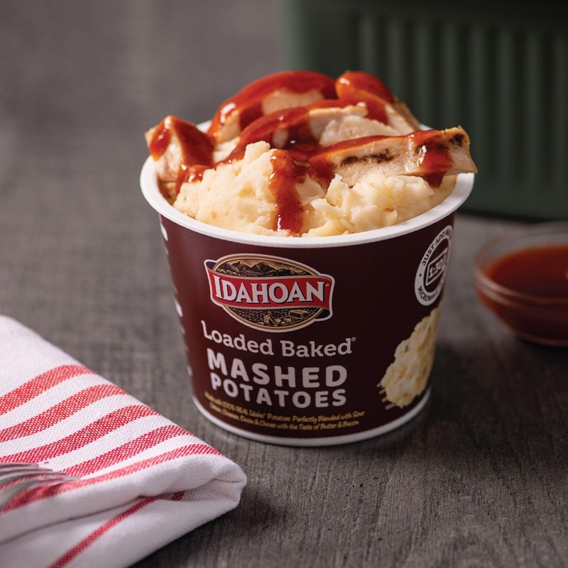 Idahoan® Loaded Baked® Mashed Potatoes Cup 4-pack, 6 oz (Pack
