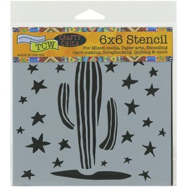 Crafter's Workshop Template 6"X6"-Cactus