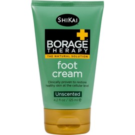 Shikai Borage Dry Skin Therapy Foot Cream, 4.2-Ounce Tubes (Pack of 3)