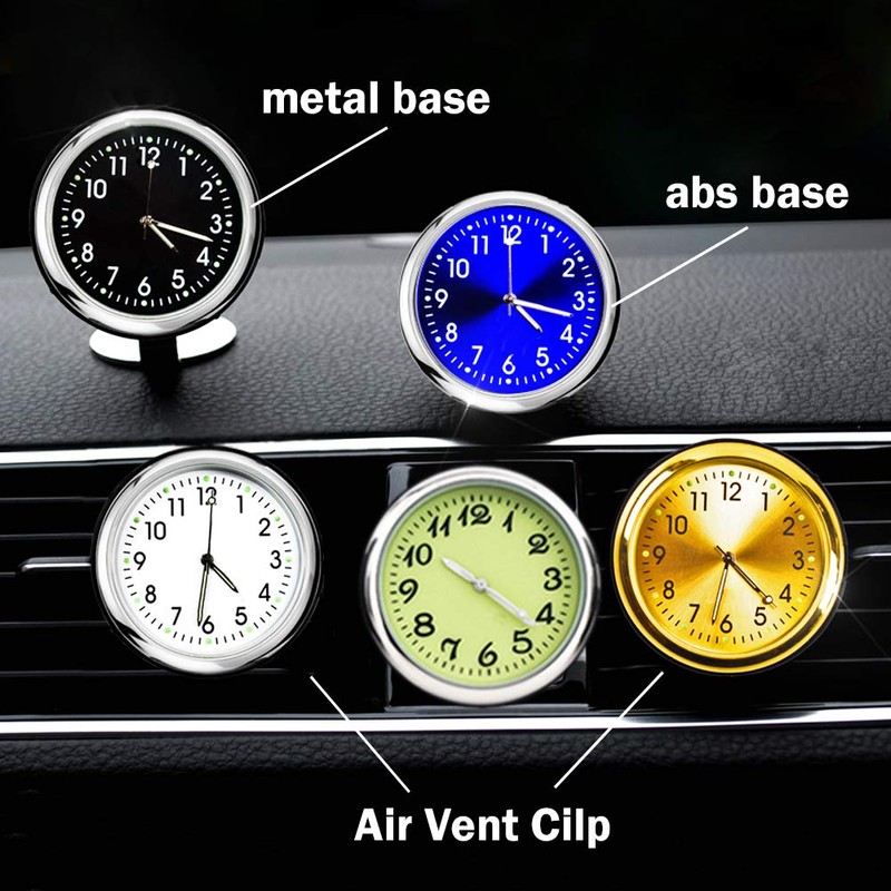 idain Car Dashboard Thermometer - Mini Vehicle Thermometer Decoration Air