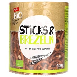 tegut… Bio zum kleinen Preis Sticks + Brezeln, 300 g
