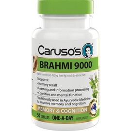 Caruso's Natural Health Brahmi 9000 50 Tablets