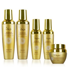 Elujai Eluzai Skin Care Moisturizing Care Eluzai Wrinkle Whitening Elasticity Germanium Daily Care Basic Cosmetics Set Gift Recommended Functional Cosmetics Basic Premium 5 Piece Set / 엘루자이 피부관리 보습케어 엘루자이 주름미백탄력 게르마늄 데일리케어 기초화장품세트 선물추천 기능성화장품 기초 프리미엄 5종세