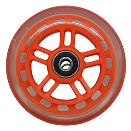 JD RAZOR 4 Inch Wheel Rim Colored Wheels (with Bearings) ORANGE