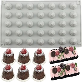 AIBOYA 35 Cavity Raspberry Silicone Candy Molds
