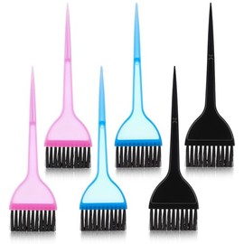 6 Pack Hair Color Brushes, Hair Dye Brush for Women Salon and DIY Home Use, Precise Tinting (Multicolor)