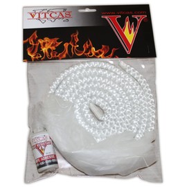 VITCAS White Stove Rope Replacement Kit 10mm