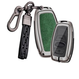 TECART Subaru-specific Key Case, Key Cover, Keychain, Smart Key Case Compatible with Subaru Levorg, Forester, Impreza, Legacy, etc. Stylish Smart Key Cover, B Green